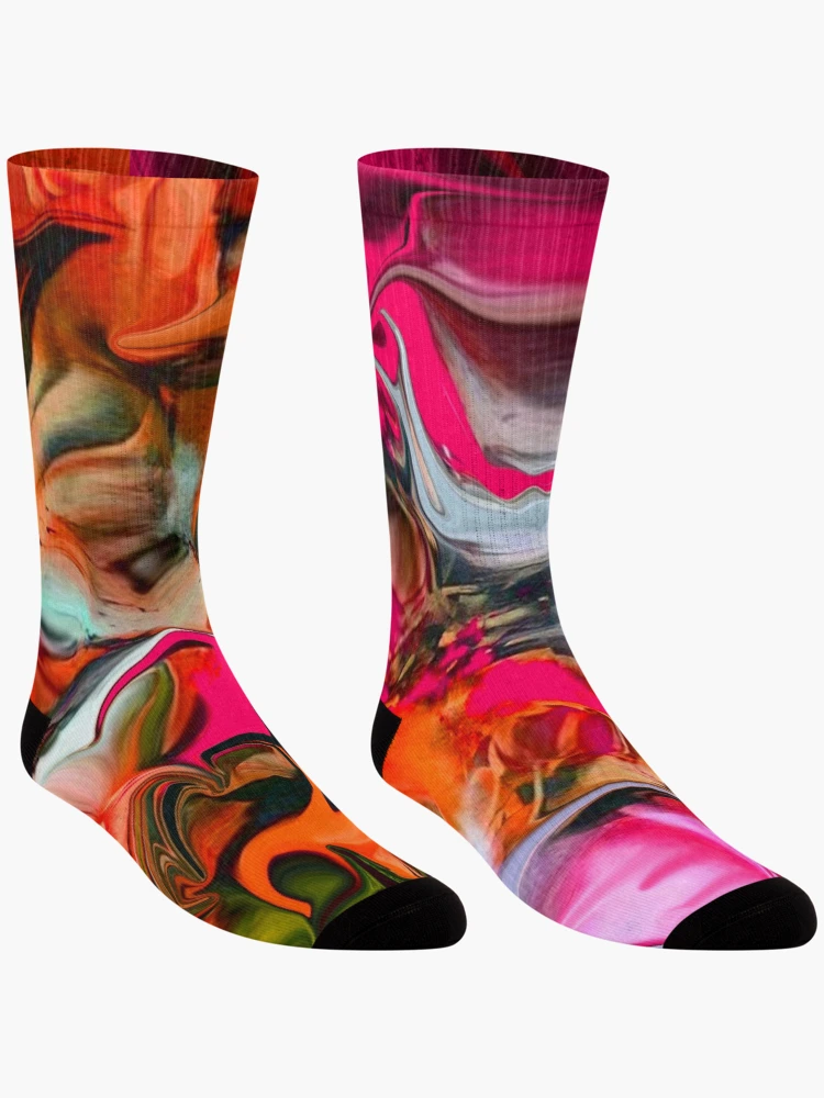 Thumbnail 3 of 5, Socks, Digital Abstract 8 R designed and sold by studioabstract.
