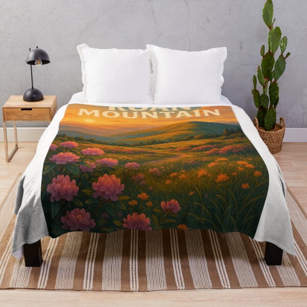 Item preview, Sunset over Roan Mountain Rhododendron Gardens, Tennessee designed and sold by Places On Earth.