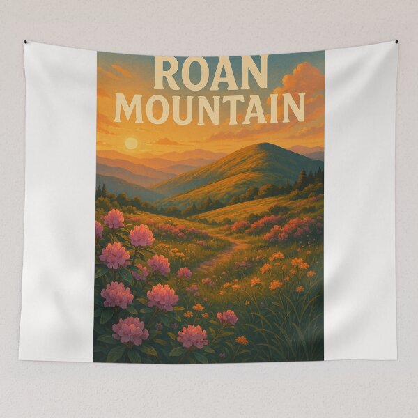 Item preview, Sunset over Roan Mountain Rhododendron Gardens, Tennessee designed and sold by Places On Earth.