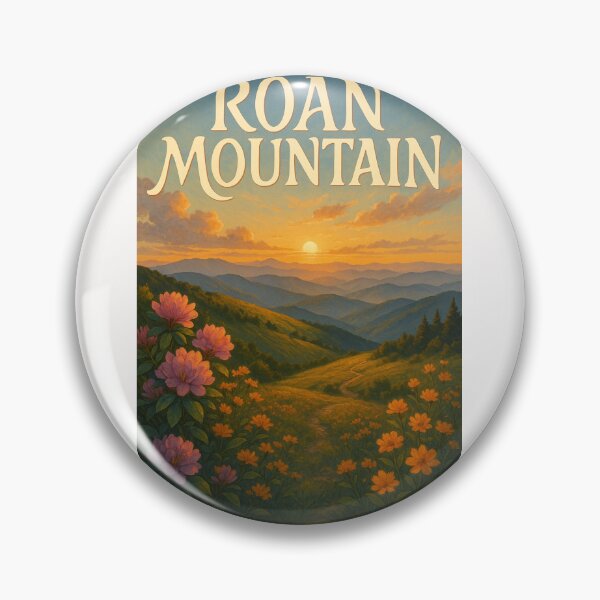 Item preview, Flowering Trail at Sunset on Roan Mountain, Appalachian Highlands designed and sold by Places On Earth.