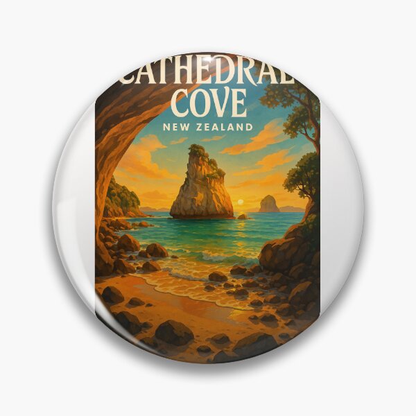 Item preview, Cathedral Cove Sunset View, Coromandel Peninsula, New Zealand designed and sold by Places On Earth.