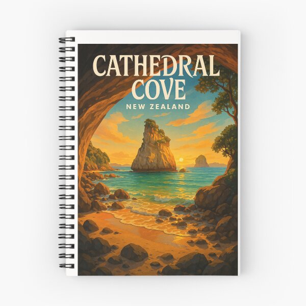 Item preview, Cathedral Cove Sunset View, Coromandel Peninsula, New Zealand designed and sold by Places On Earth.