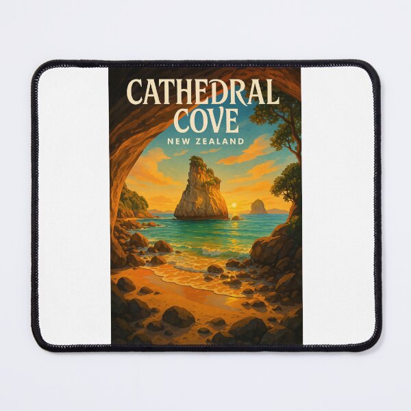 Item preview, Cathedral Cove Sunset View, Coromandel Peninsula, New Zealand designed and sold by Places On Earth.
