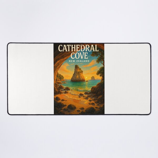 Item preview, Cathedral Cove Sunset View, Coromandel Peninsula, New Zealand designed and sold by Places On Earth.