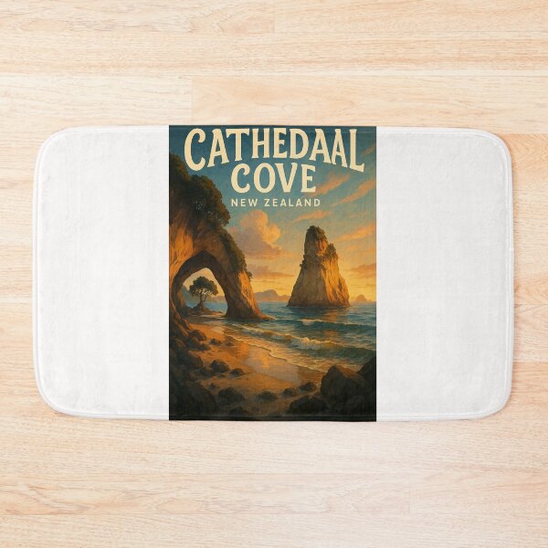 Item preview, Sunset Through Cathedral Cove Arch, Coromandel, New Zealand designed and sold by Places On Earth.