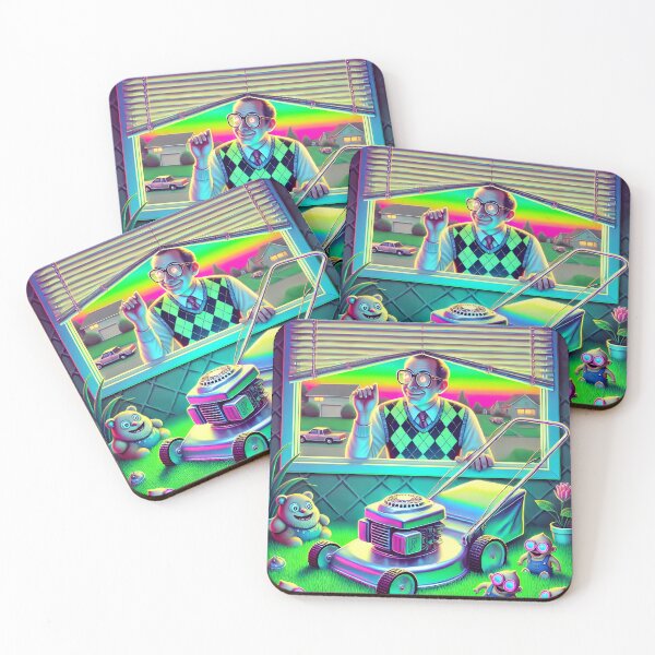 Item preview, Retro Suburban Observer Vaporwave Window Scene designed and sold by Savannarojas.