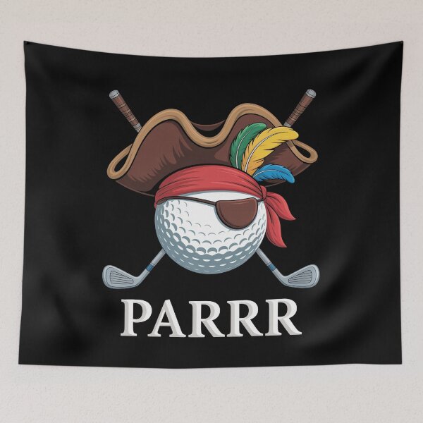 Item preview, Golf Par Pirate Golfer designed and sold by TorjeARTStore.