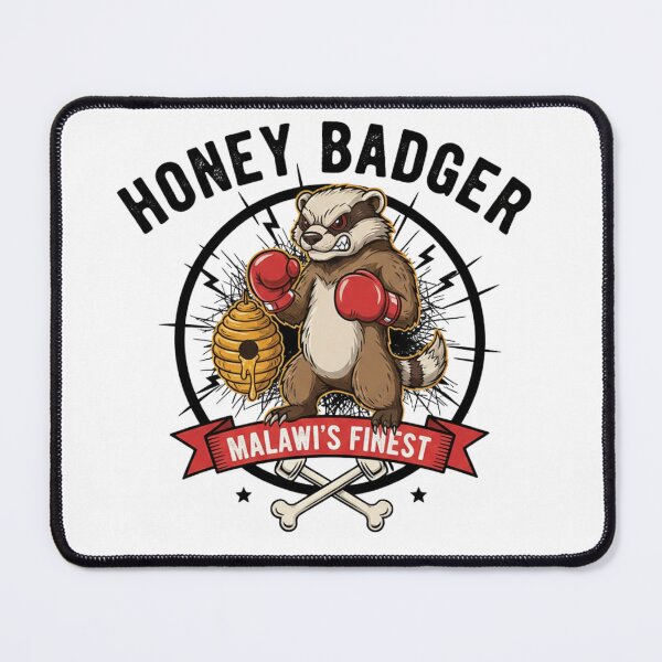 Item preview, Honey Badger Boxer: Relentless & Unstoppable - Fierce Animal Design designed and sold by EverBranz-stor.