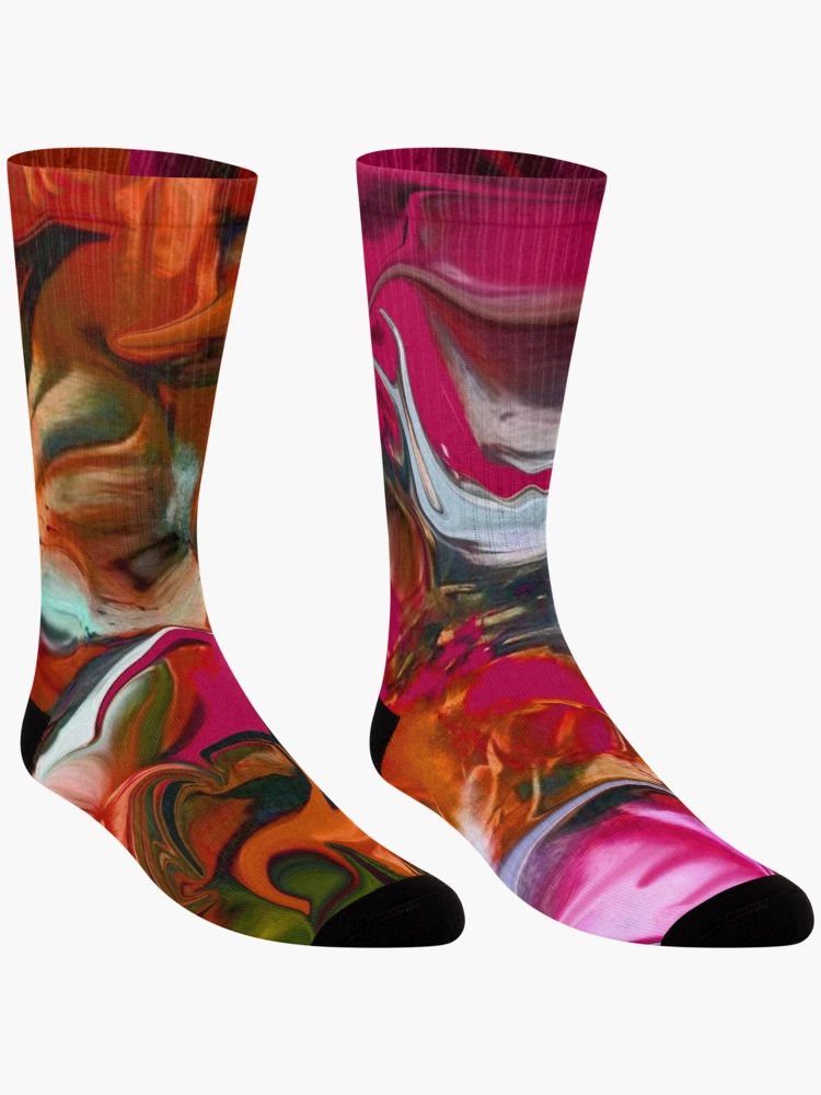 Thumbnail 3 of 5, Socks, Digital Abstract 8 R2 designed and sold by studioabstract.