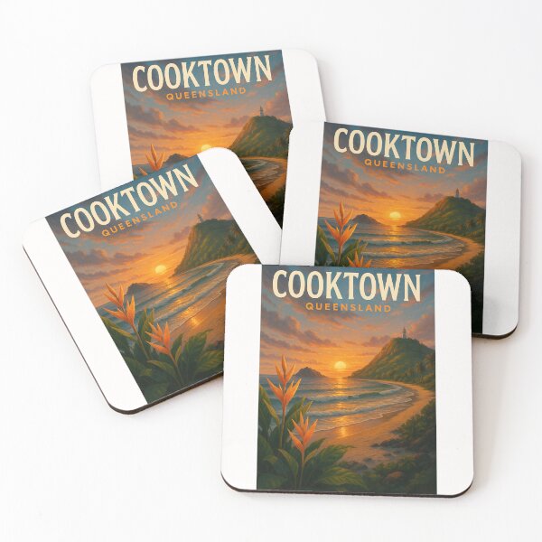 Item preview, Sunset from Grassy Hill, Cooktown Beach, Queensland designed and sold by Places On Earth.