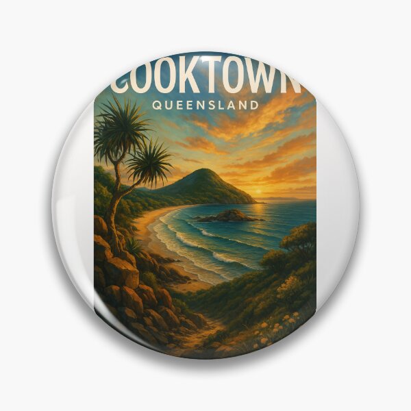 Item preview, Tropical Cliffs and Ocean View near Cooktown, Queensland designed and sold by Places On Earth.