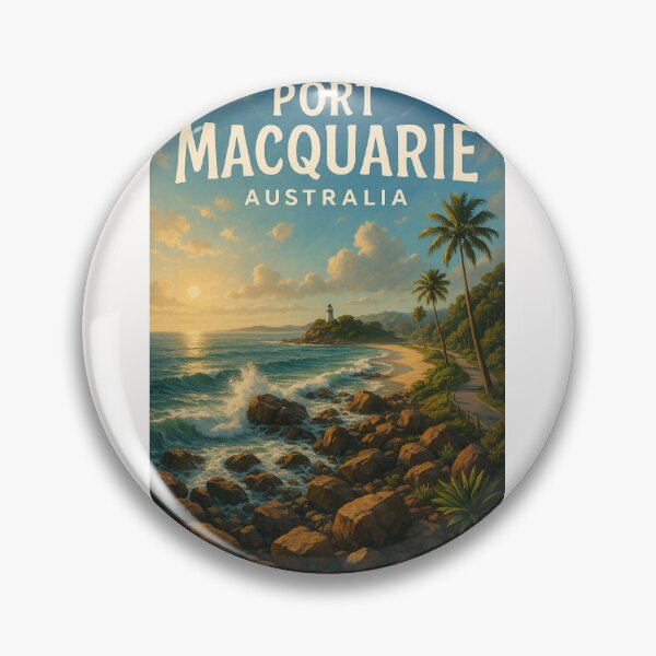 Item preview, Port Macquarie Sunset Coastline, New South Wales designed and sold by Places On Earth.