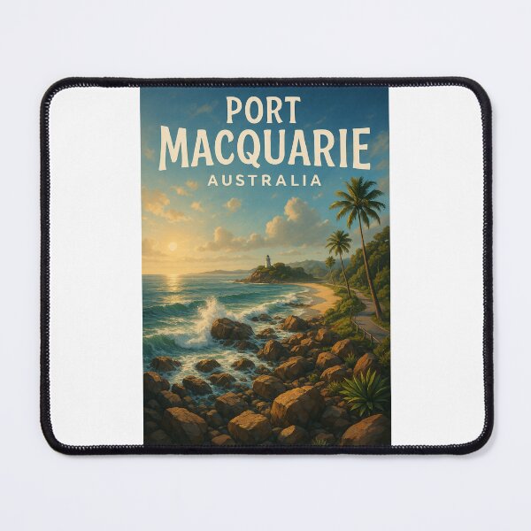 Item preview, Port Macquarie Sunset Coastline, New South Wales designed and sold by Places On Earth.