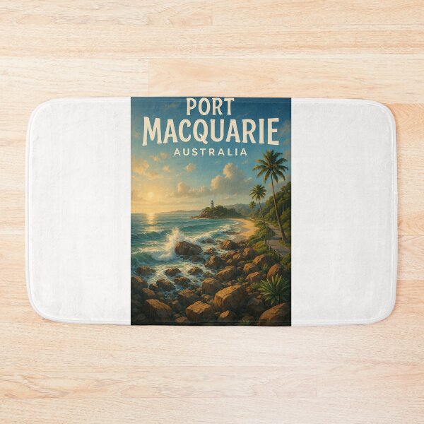Item preview, Port Macquarie Sunset Coastline, New South Wales designed and sold by Places On Earth.