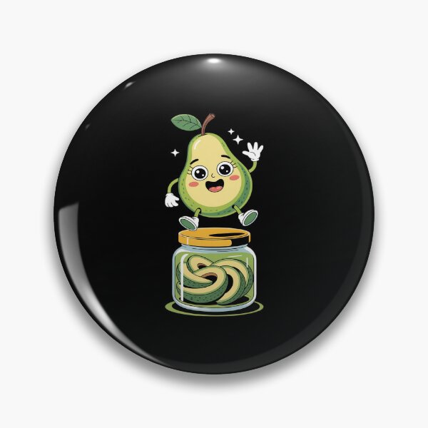 Item preview, Funny Avocado Surprise A Jar Of Sliced Avocado designed and sold by JulienAureo.