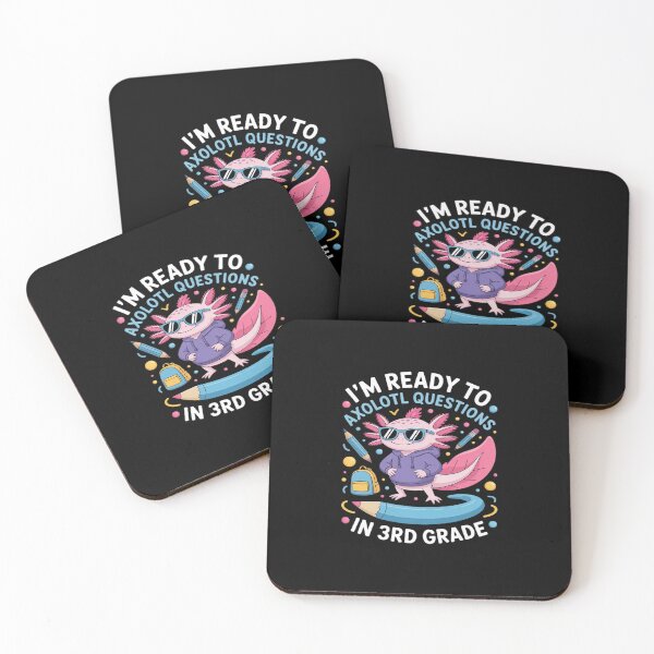 Item preview, Funny Axolotl Questions 3rd Grade Back to School designed and sold by JulienAureo.