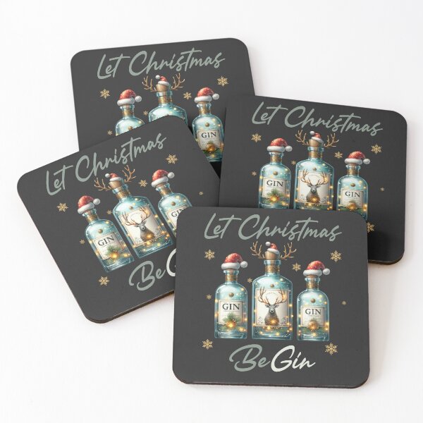 Item preview, Let Christmas BeGin – Funny Gin Christmas Design for Holiday Lovers designed and sold by a1qualityd.