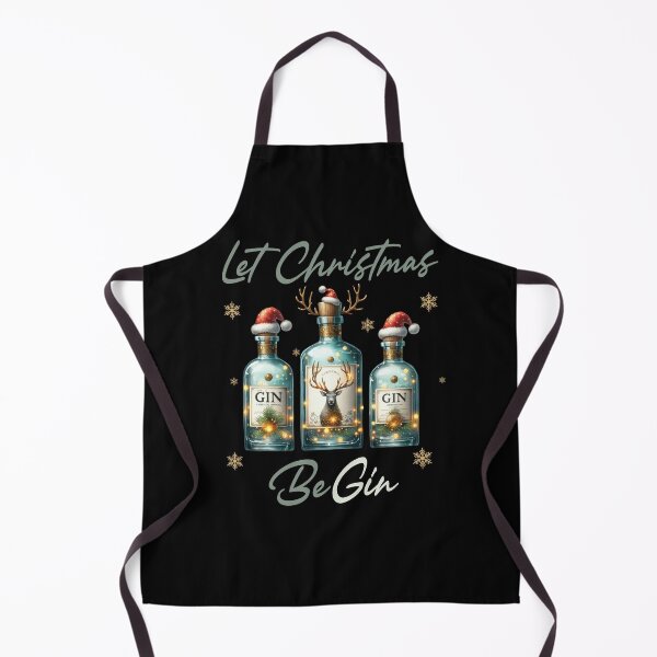 Item preview, Let Christmas BeGin – Funny Gin Christmas Design for Holiday Lovers designed and sold by a1qualityd.