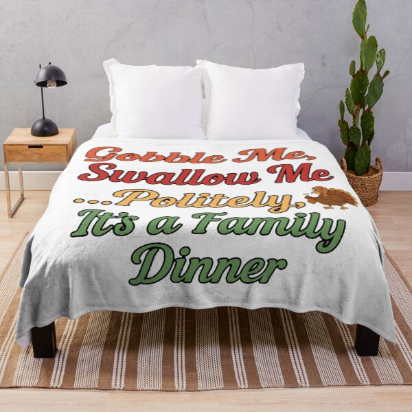 Item preview, Gobble Me, Swallow Me... Politely, It’s a Family Dinner - V4 designed and sold by WheelieGdArt.