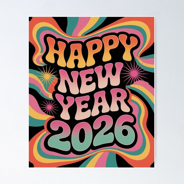 Item preview, Happy New Year 2026 9  designed and sold by GGrizeldaRivas.
