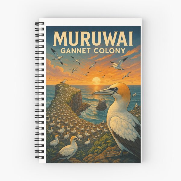 Item preview, Muriwai Gannet Colony at Sunset, West Auckland Coast designed and sold by Places On Earth.