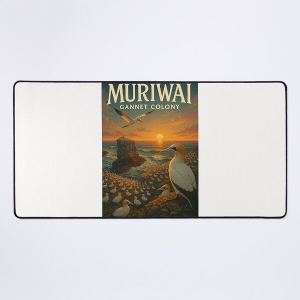 Item preview, Gannets and Sea Stacks at Sunset, Muriwai Beach, NZ designed and sold by Places On Earth.