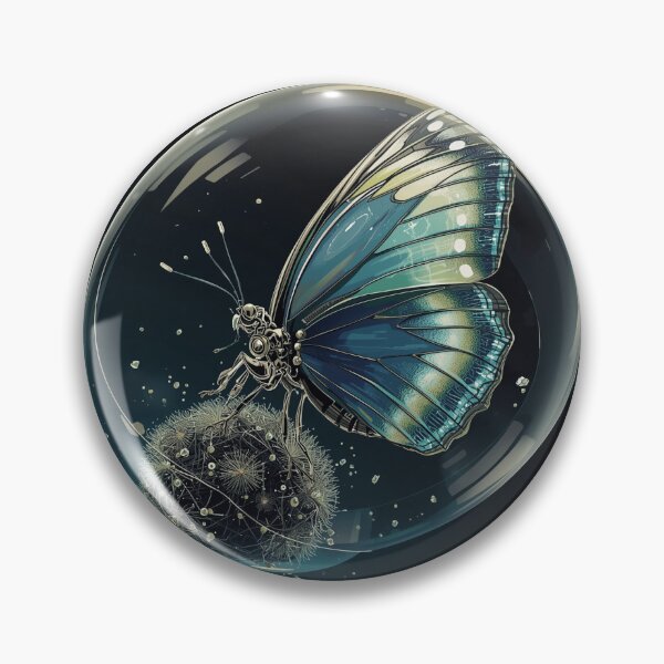 Item preview, Mechanical butterfly in a glass sphere designed and sold by Super-tshirtco.