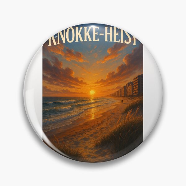 Item preview, Sunset along the Beachfront of Knokke-Heist, Belgium designed and sold by Places On Earth.