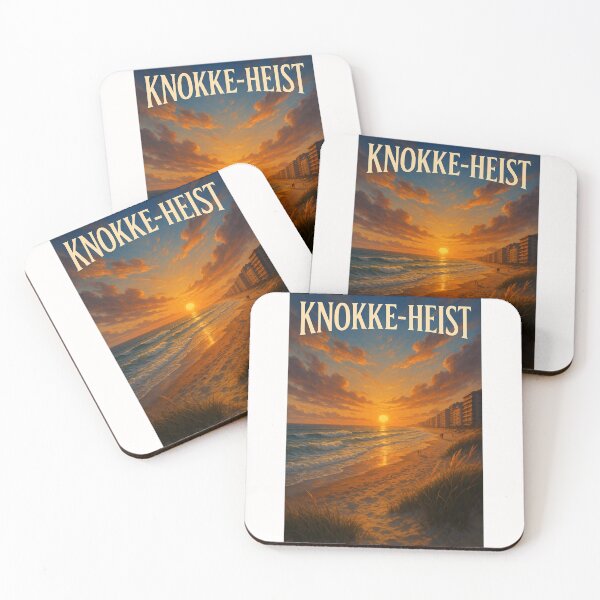 Item preview, Sunset along the Beachfront of Knokke-Heist, Belgium designed and sold by Places On Earth.