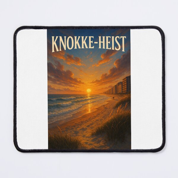Item preview, Sunset along the Beachfront of Knokke-Heist, Belgium designed and sold by Places On Earth.