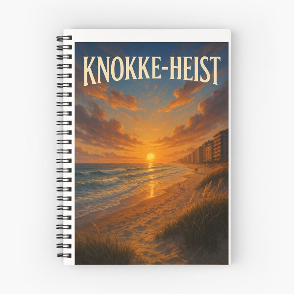 Item preview, Sunset along the Beachfront of Knokke-Heist, Belgium designed and sold by Places On Earth.
