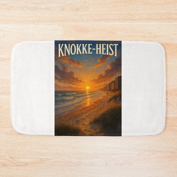 Item preview, Sunset along the Beachfront of Knokke-Heist, Belgium designed and sold by Places On Earth.