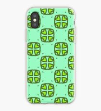 design botanical daisies daisy seamless colorful repeat pattern iPhone Case