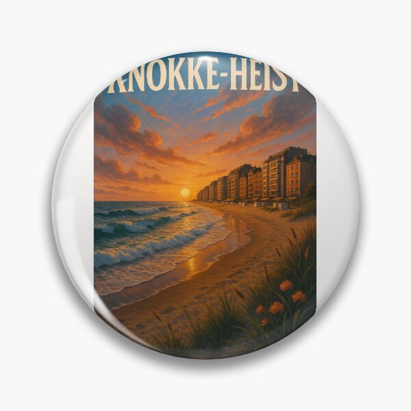 Item preview, Knokke-Heist Promenade and Sunset, Flemish Coast Belgium designed and sold by Places On Earth.