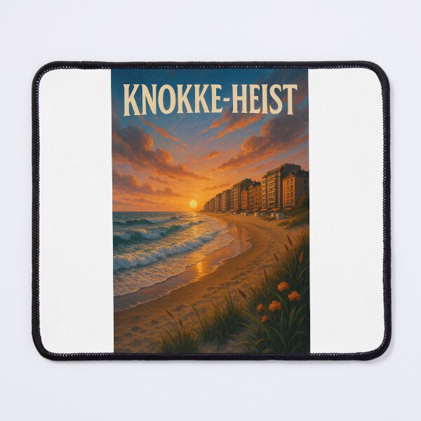 Item preview, Knokke-Heist Promenade and Sunset, Flemish Coast Belgium designed and sold by Places On Earth.