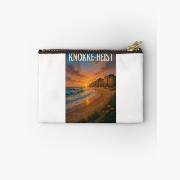 Item preview, Knokke-Heist Promenade and Sunset, Flemish Coast Belgium designed and sold by Places On Earth.