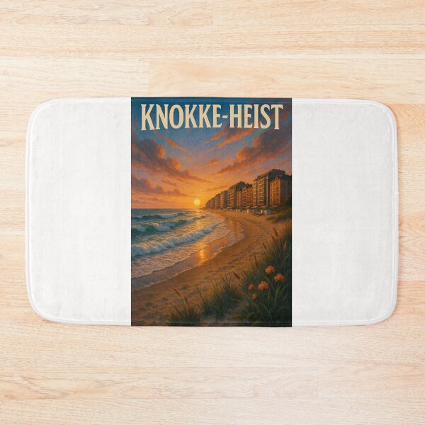 Item preview, Knokke-Heist Promenade and Sunset, Flemish Coast Belgium designed and sold by Places On Earth.