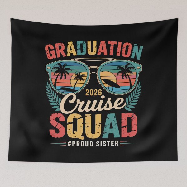 Item preview, Graduation Cruise Squad 2027 Proud Sister  designed and sold by TorjeARTStore.