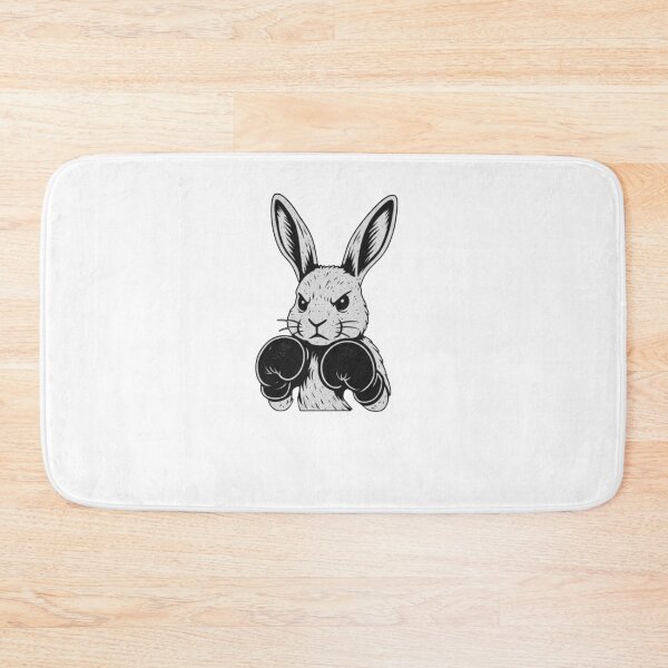 Item preview, Edgy Boxing Bunny Text Refinement designed and sold by TheVinzCode.