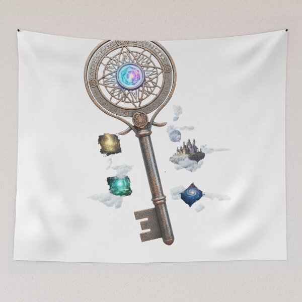 Item preview, Multiverse Key: Ancient Gateway to Magical Realms & Cosmic Wonders designed and sold by MonaRose_Art.