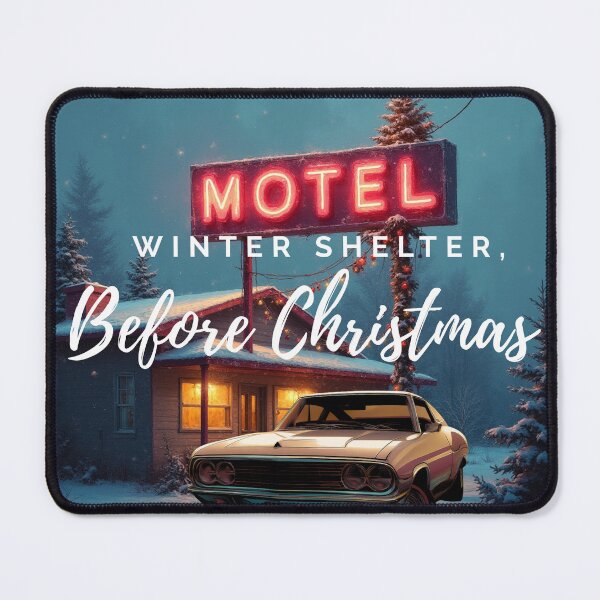 Item preview, Winter Shelter, before Christmas - vintage art designed and sold by Digidelico.