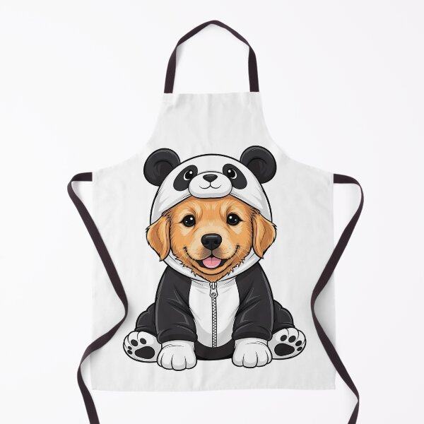 Item preview, Puppy Panda Costume Dog Golden Retriever designed and sold by k3rstman1.