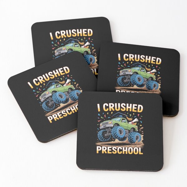 Item preview, Graduation Pre K Monster Truck I Crushed Preschool Grad designed and sold by TorjeARTStore.