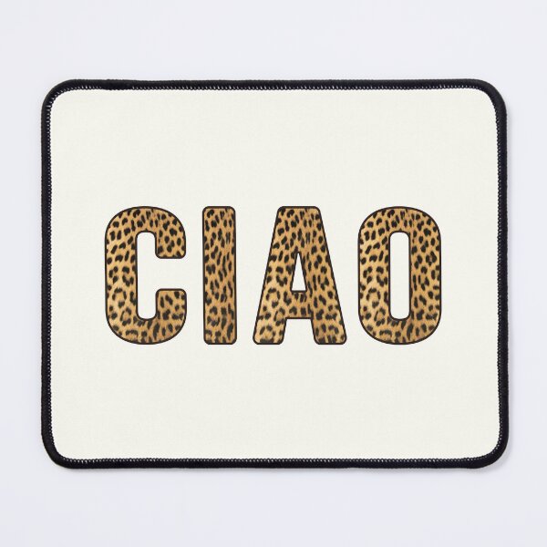 Item preview, Ciao Leopard Print Letters designed and sold by Jeallan Designs.
