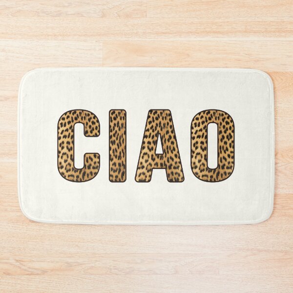 Item preview, Ciao Leopard Print Letters designed and sold by Jeallan Designs.