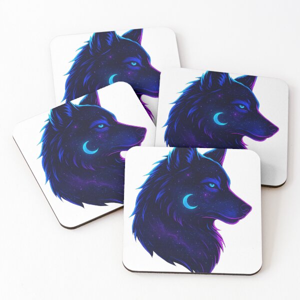 Item preview, Cosmic Wolf – Galactic Spirit Animal of Power and Freedom designed and sold by EnergyPixel.