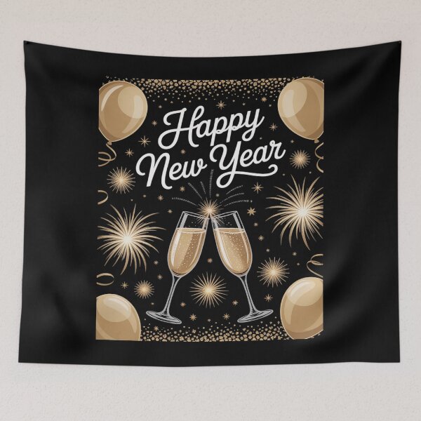 Item preview, Happy New Year 2026 Confetti Fireworks New Year's Eve Party 1  designed and sold by GGrizeldaRivas.