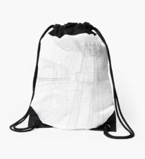 escalat Centre Georges Pompidou Drawstring Bag