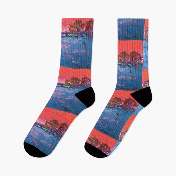 Item preview, Crimson Twilight Over the Frozen Field designed and sold by ukrainianvin.