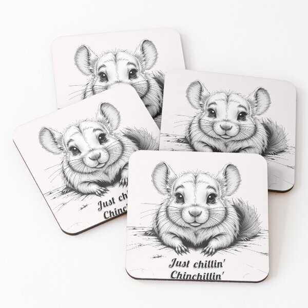 Item preview, Lazy Chinchilla T-Shirt – Cute & Funny Pet Lover Gift designed and sold by Fun-and-joy.